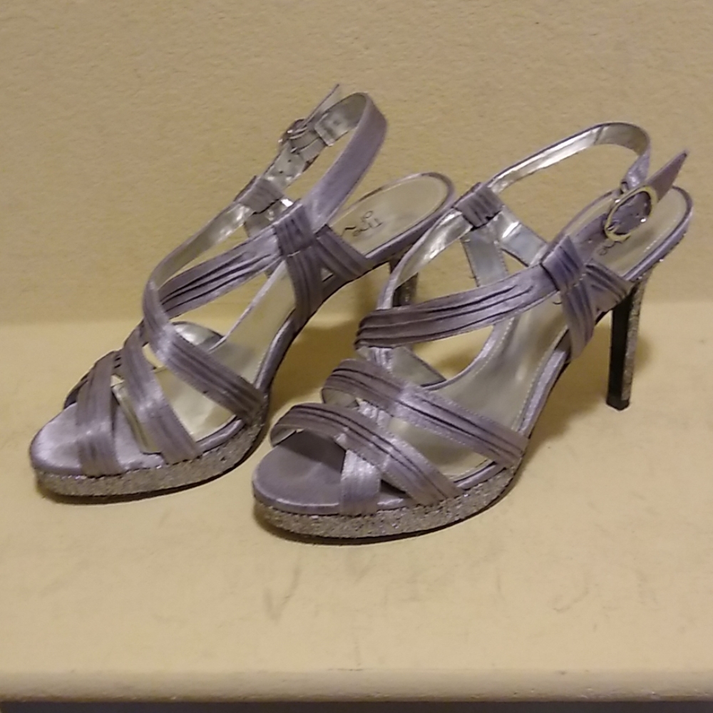 Silver heels
